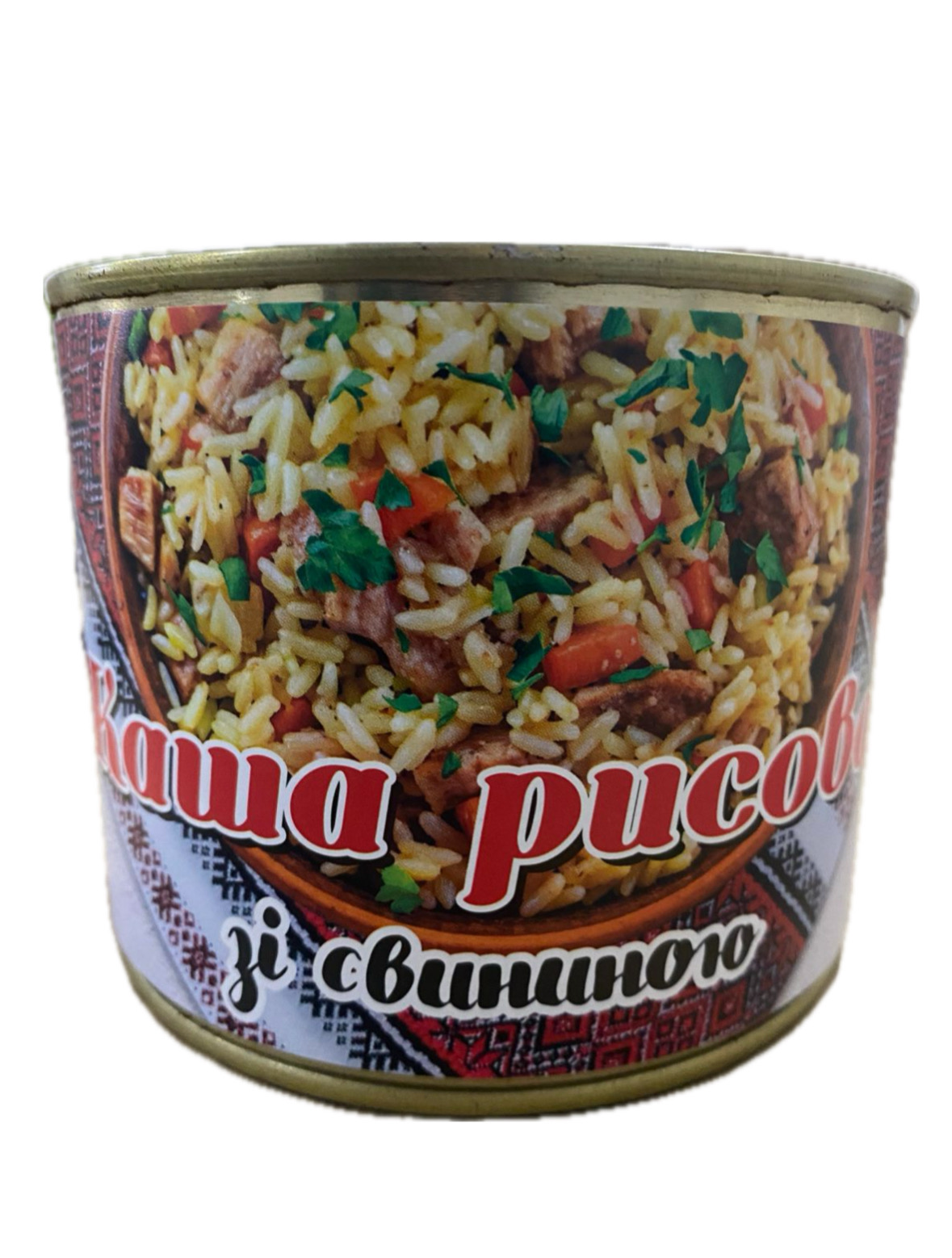 Каша рисова зі свининою МІТФОРМ 525г.